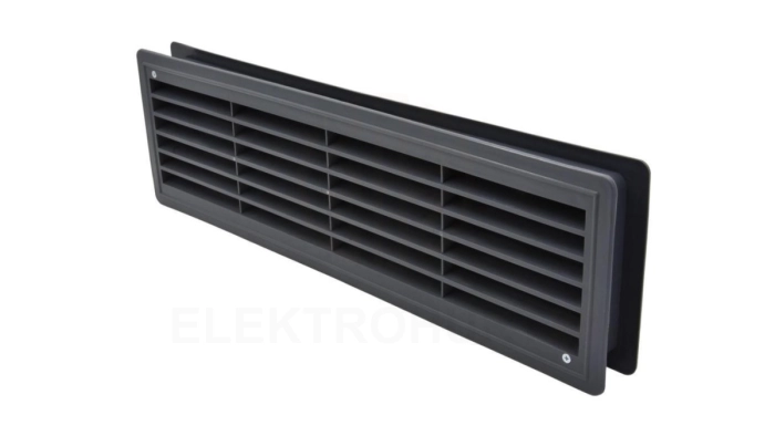 Kratka drzwiowa 115x430 mm grafit