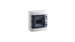 Rozdzielnica modułowa 1x6 ECOLOGY IP65 ABS (1500V DC) PE+N CDN6PT/RR