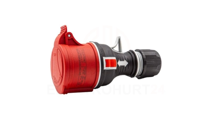 Gniazdo przenośne proste GPP 16/5 PREMIUM BLACK 921890