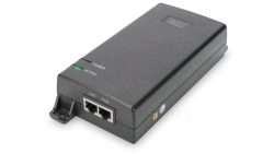 Zasilacz/Adapter PoE+ 802.3at aktywny max. 55V 60W 10/100/1000Mbps DN-95104