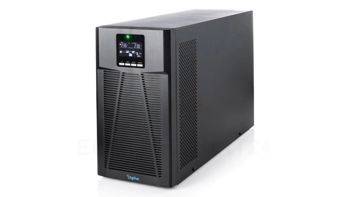 Zasilacz awaryjny UPS Online Tower 19 LCD 2000VA/2000W 4x12V/9Ah 8xC13 1xC14 USB RS232 RJ45 GŁ.460mm DN-170131