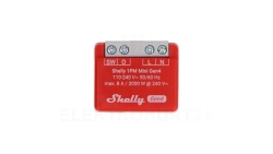 Shelly 1PM Mini Gen4 - mini przekaźnik dopuszkowy z pomiarem energii 8A WiFi/Bluetooth/Zigbee/Matter 3800238070809