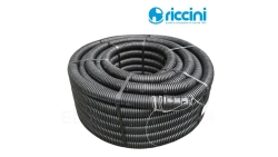 Rura osłonowa czarna 450N HDPE fi 50/39 dwuwarstwowa karbowana UV (50 mb)