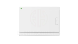 Rozdzielnica modułowa ELEGANT 1x12 PE+N natynkowa IP40 PE+N drzwi białe 2424-00