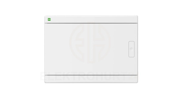 Rozdzielnica modułowa ELEGANT 1x12 PE+N natynkowa IP40 PE+N drzwi białe 2424-00