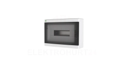 Rozdzielnica modułowa ELEGANT 1x12 PE+N natynkowa IP40 PE+N drzwi dymne 2424-01