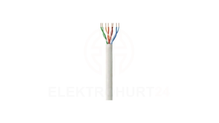 Kabel Skrętka Kat 5e UTP Drut 305m Box Szara SOHO CCA