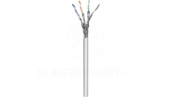 Kabel Skrętka Kat 6A S/FTP linka 100m PIMF szara 100 miedzi