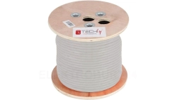 Kabel skrętka Cat5e F/UTP drut miedź LSZH 305m szara