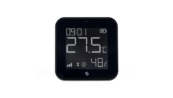 Shelly BLU HiT Display ZB Black - czujnik temperatury i wilgotności z wyświetlaczem bateria, USB WiFi/Bluetooth/Zigbee