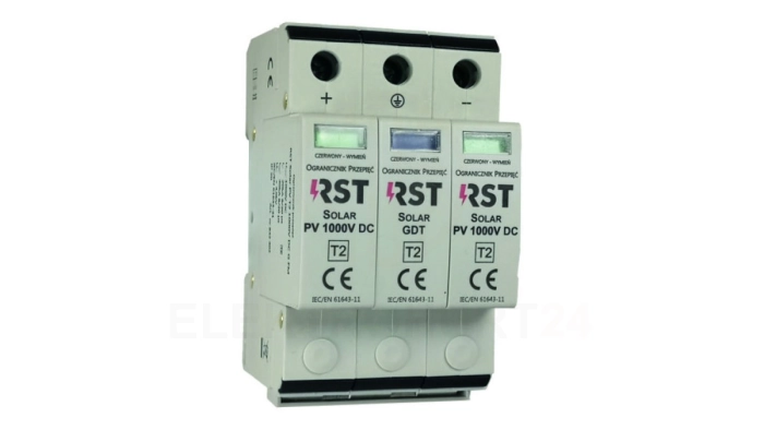Ogranicznik przepięć T2 DC, RST Solar PV T2 G 1000V DC 642 202