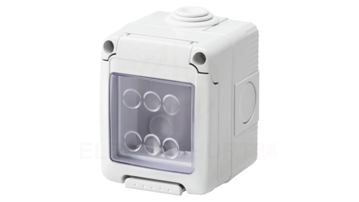 Obudowa do gniazd COMBI IP55 szara 7035 GW27042