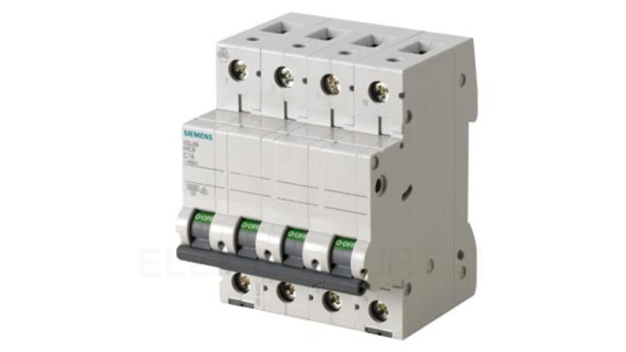 Wyłącznik nadprądowy 3+N C 2A 6kA AC 5SL6602-7