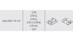 Trzymacz na szynę DIN do prze.LCTB62-104 Uchwyty do montażu przekładników na szynę DIN 35 mm LH000-0904-130-124