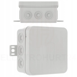 Puszka hermetyczna N/T IP54 85x85x39mm szara