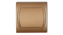 LOGO Łącznik jednobiegunowy złoty metalik 8LWP-1