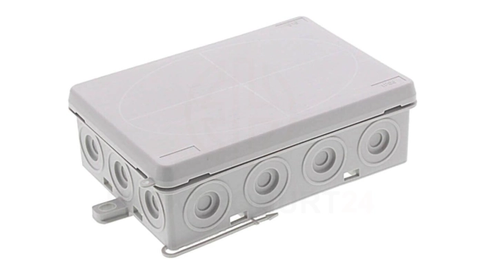 Puszka hermetyczna n/t E14 125X85X43mm pusta IP55 bezhalogenowa szara 0299-00