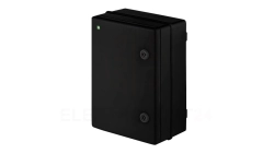 INDUSTRIAL Szafka rozdzielcza hermetyczna SR2 252x352x162mm 400V IP65 czarna 2754-09