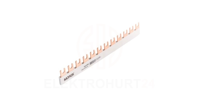 Szyna łączeniowa widełkowa QuickBar, 3-polowa, przekrój 16mm, typ E, długość 12 modułów MEF31216A00