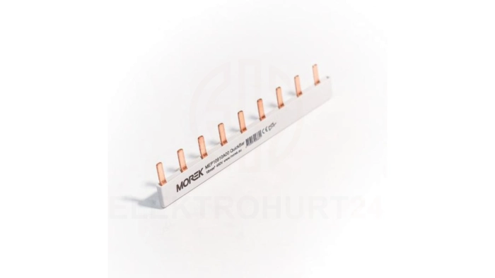 Szyna łączeniowa sztyftowa QuickBar, 1-polowa, przekrój 10mm, typ E, długość 9 modułów MEP10910A00