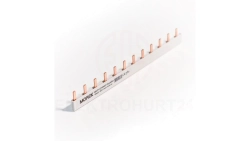 Szyna łączeniowa sztyftowa QuickBar, 1-polowa, przekrój 10mm, typ E, długość 12 modułów MEP11210A00
