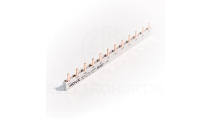 Szyna łączeniowa sztyftowa QuickBar, 2-polowa, przekrój 10mm, typ E, długość 12 modułów MEP21210A00