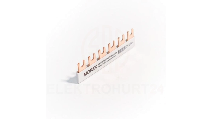 Szyna łączeniowa widełkowa QuickBar, 1-polowa, przekrój 10mm, typ E, długość 6 modułów MEF10610A00