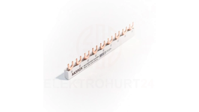 Szyna łączeniowa widełkowa QuickBar, 3-polowa, przekrój 10mm, typ E, długość 9 modułów MEF30910A00