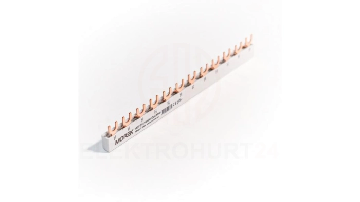 Szyna łączeniowa widełkowa QuickBar, 3-polowa, przekrój 10mm, typ E, długość 12 modułów MEF31210A00