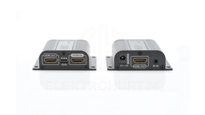 Przedłużacz/Extender HDMI do 50m po skrętce Cat.6/7 UTP 1080p 60Hz FHD HDCP 1.2 IR audio (zestaw) DS-55100-1