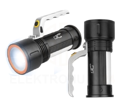 PS LATARKA RĘCZNA SZPERACZ LED T6 ALU ZOOM + BIAŁE