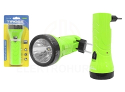 Latarka ręczna 1-LED TS-1124 z akumulatorem, zielo