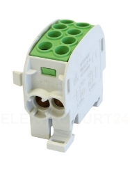 Blok rozdzielczy 1-potencjałowy łączony 125A 2x4-3