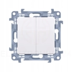 Simon 10 łącznik podwójny świecznikowy 10AX biały, moduł 01