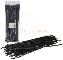 Opaska kablowa 300/3,6 czarna / 100 szt. A.41.3630