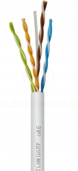 Kabel teleinformatyczny U/UTP kat.6 4x2x0,5 /100m/