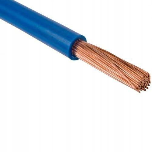 Przewód kabel linka LGY 6mm2 niebieski na metry