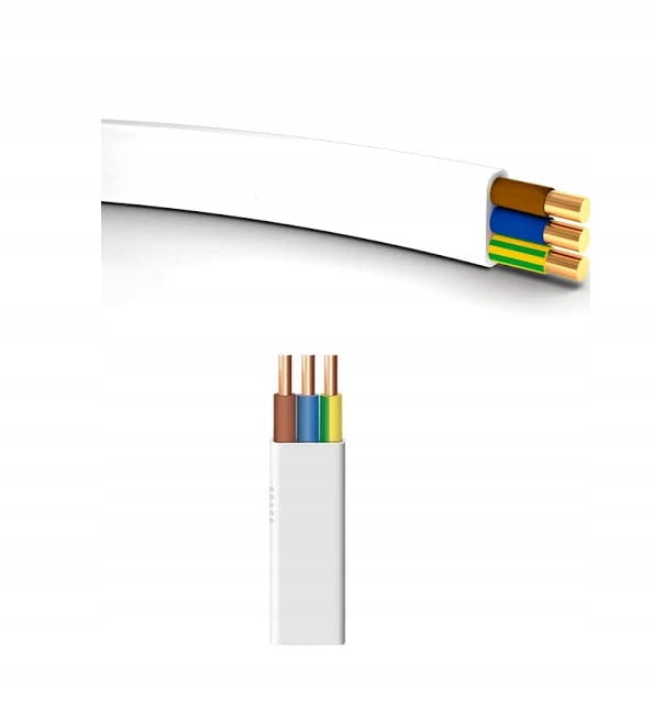 Przewód płaski kabel YDYp 3x1,5 750V 100m