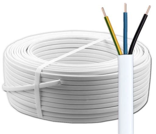 Przewód płaski kabel YDYp 3x2,5 750V 100m