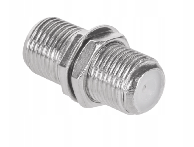 Złącze SAT F-F beczka z podkładką 01